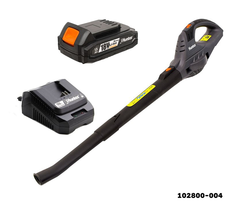 Hunter 102800-004 18V Cordless Leaf Blower with 1.5 Ah Battery