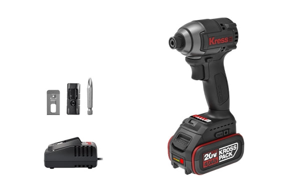 Compact Impact Drill | KRESS KU280 20V 2×2Ah Batteries